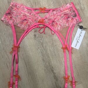 NWT For Love & Lemons Garter Belt SZ Small